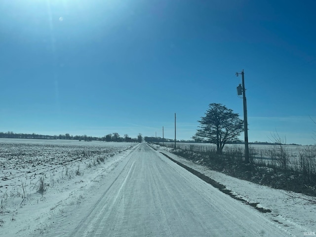 view of road