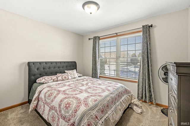 bedroom featuring carpet flooring