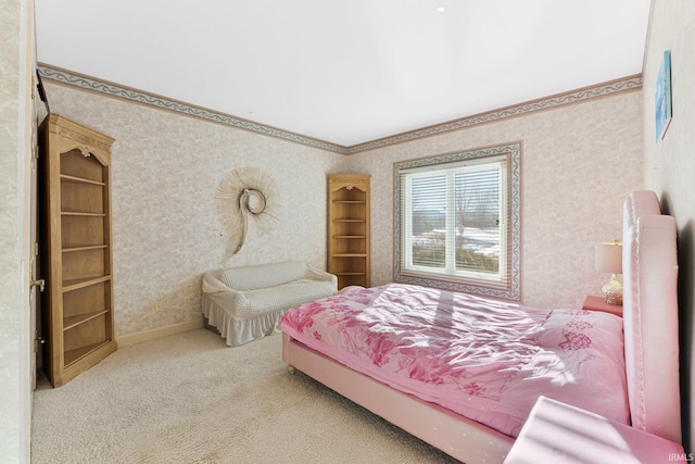 bedroom featuring carpet floors