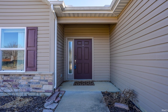 view of property entrance