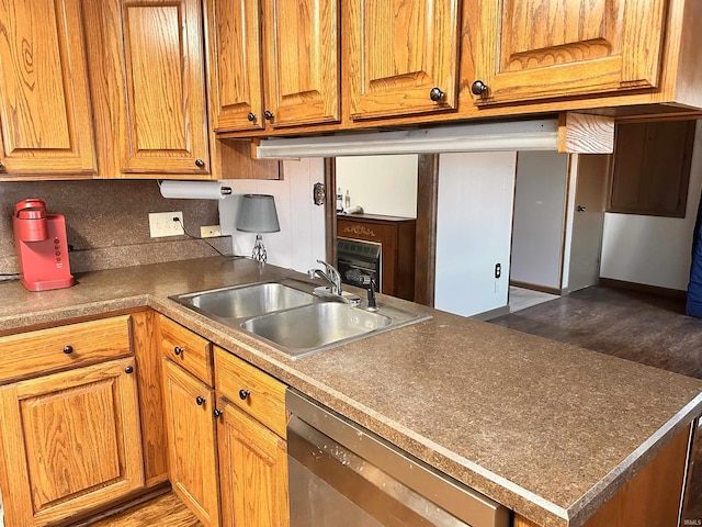 kitchen with dishwasher and sink