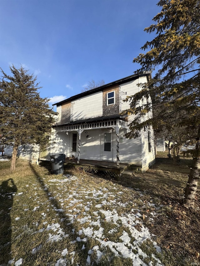 366 W Washington St, Dunkirk, IN 47336 - view of snow covered property