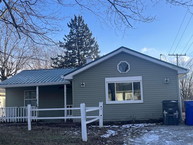 view of front of home