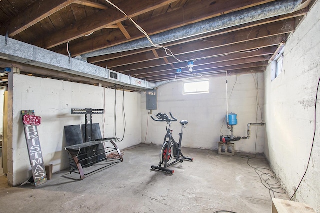 view of workout area