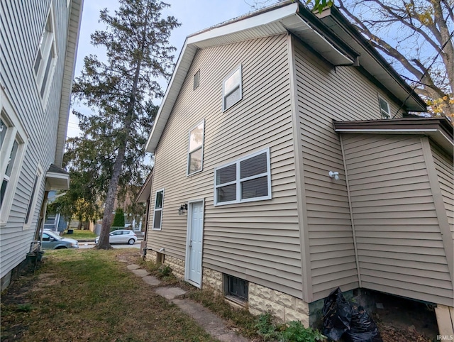 view of home's exterior