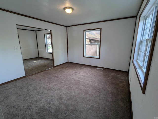 carpeted empty room with plenty of natural light