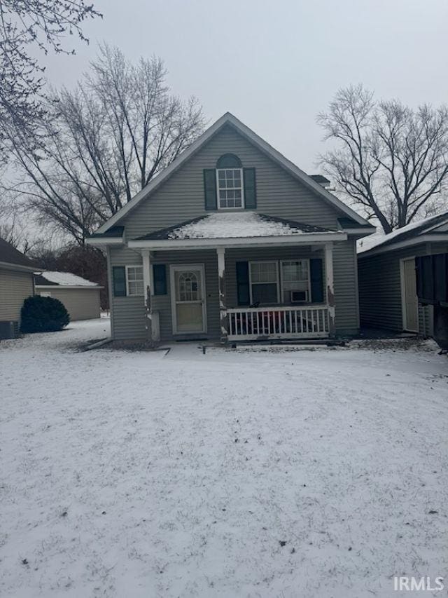 bungalow-style home featuring covered porch