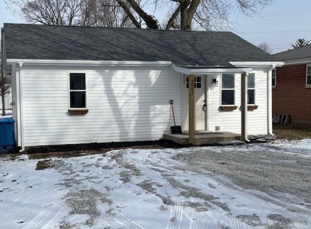 view of front of home