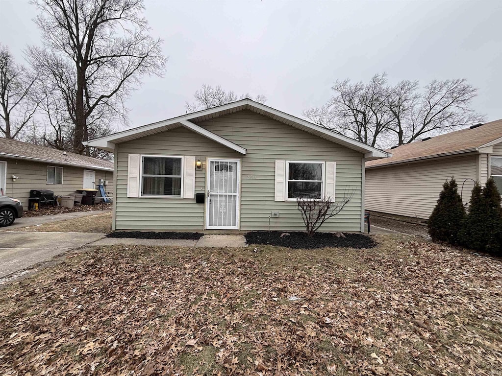 view of front of home