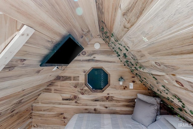 unfurnished bedroom featuring wood ceiling