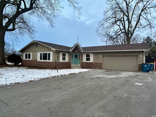 ranch-style house with a garage