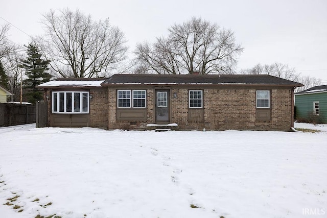 view of front of property