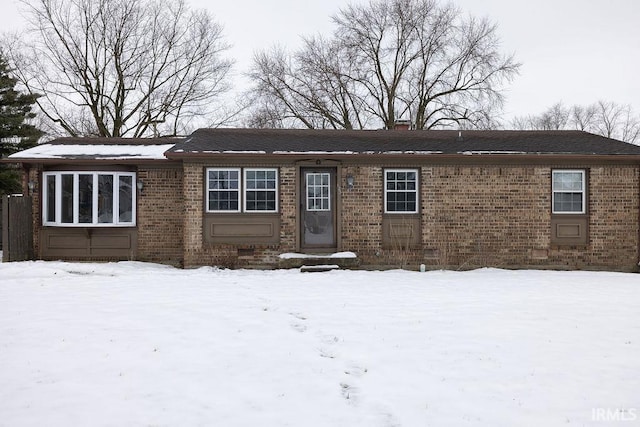 view of ranch-style home