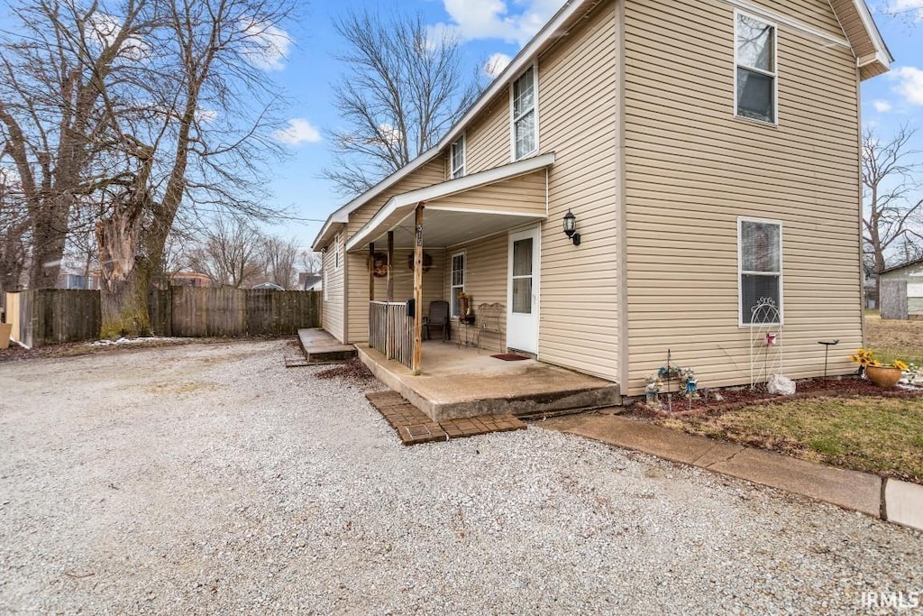 exterior space with a patio area