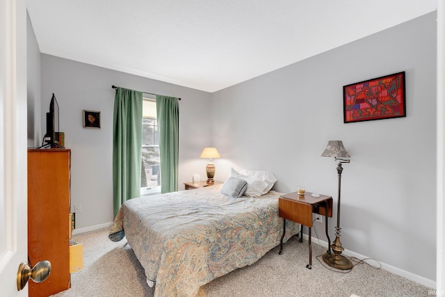 bedroom featuring carpet floors