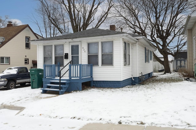 view of bungalow-style home