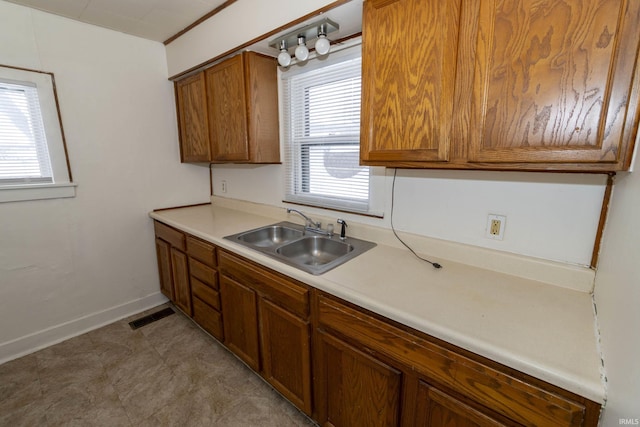 kitchen featuring sink