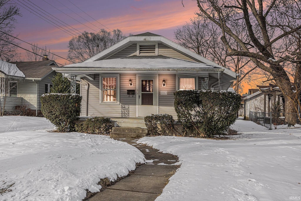 1513 Hildreth St, South Bend, IN 46615 - view of front of house with a porch