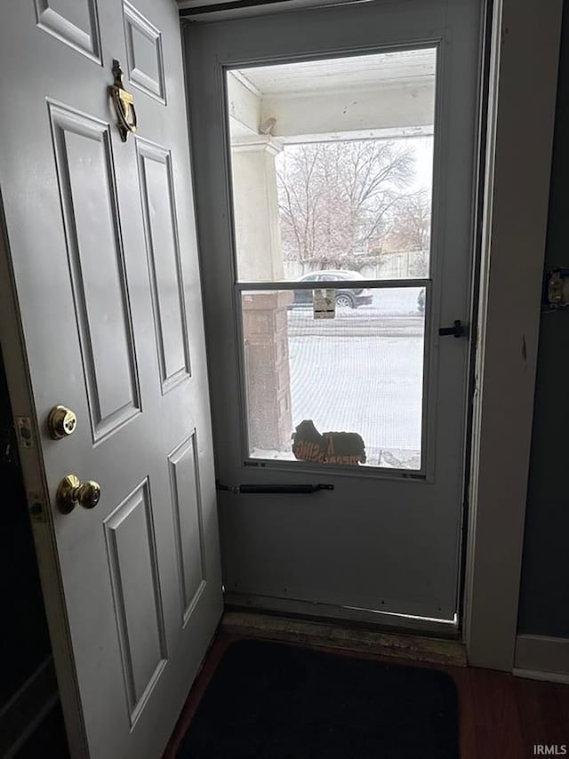 entryway featuring plenty of natural light