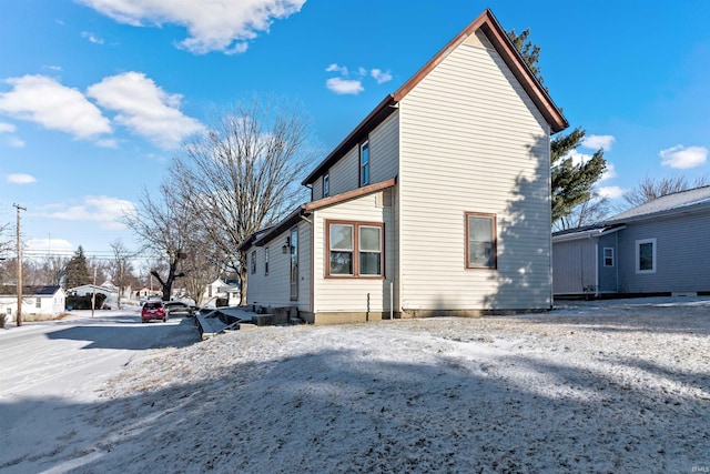 view of side of home