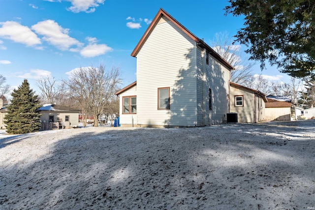 view of rear view of property