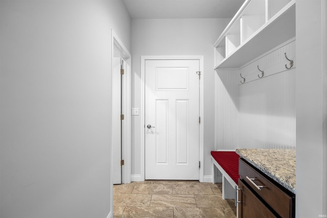 view of mudroom