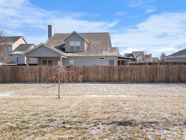 view of rear view of house