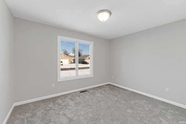 spare room featuring carpet floors