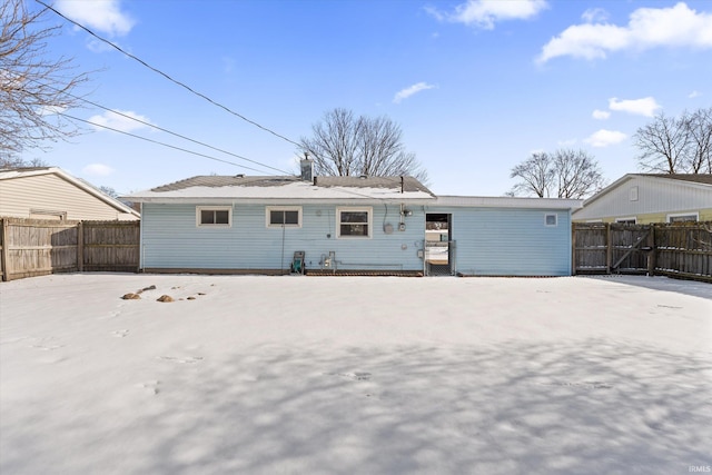 view of rear view of house