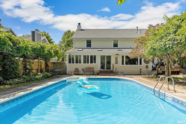 view of pool