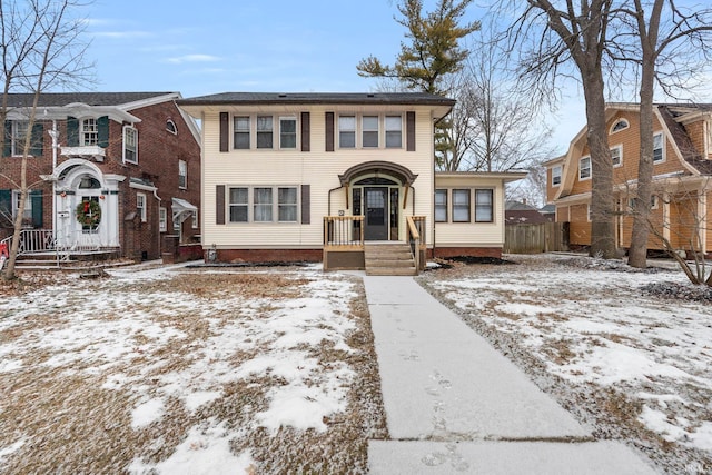 view of front of home