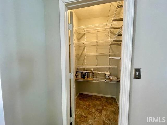 view of pantry