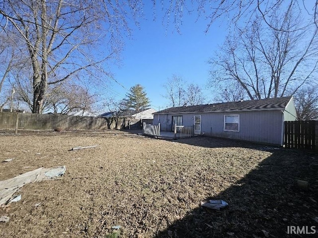 view of rear view of property