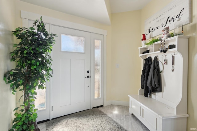 view of mudroom