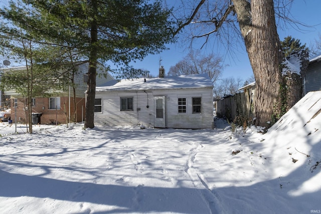 view of front of home