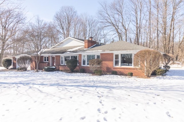 view of front of home