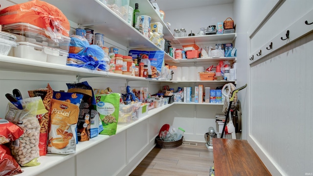 view of pantry