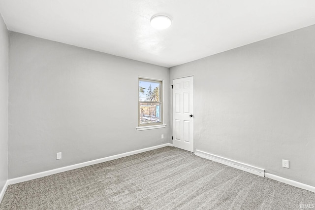 empty room with carpet floors