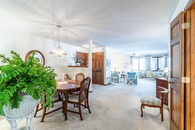 4980 N 300 W, Fremont, IN 46737 - dining area with light colored carpet and a textured ceiling