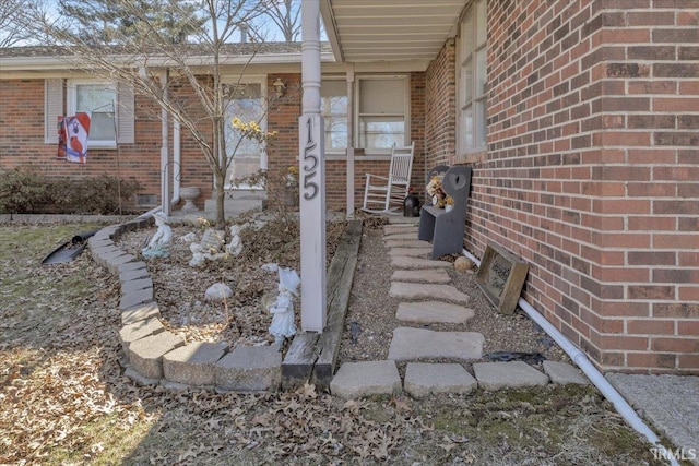 view of entrance to property