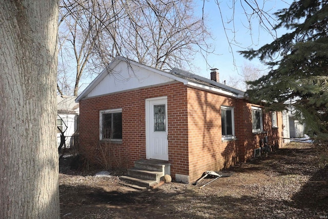 view of rear view of property