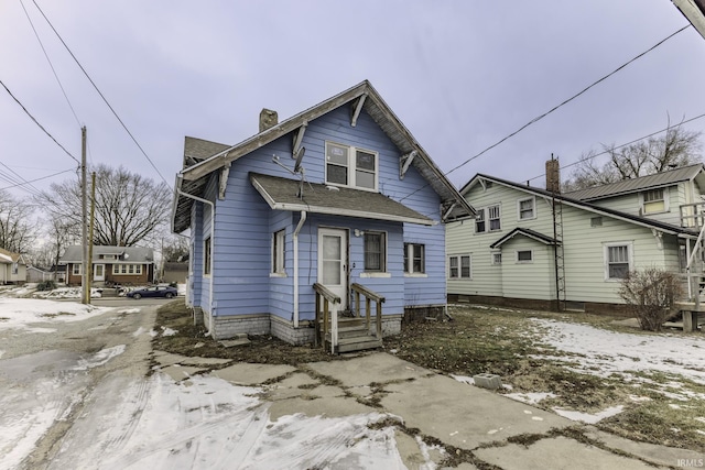 view of bungalow-style house