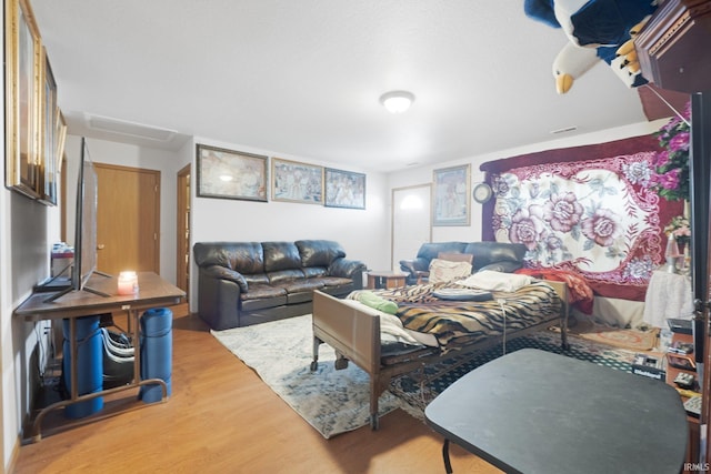 interior space featuring hardwood / wood-style floors