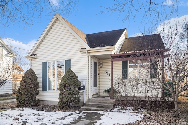 view of front of home