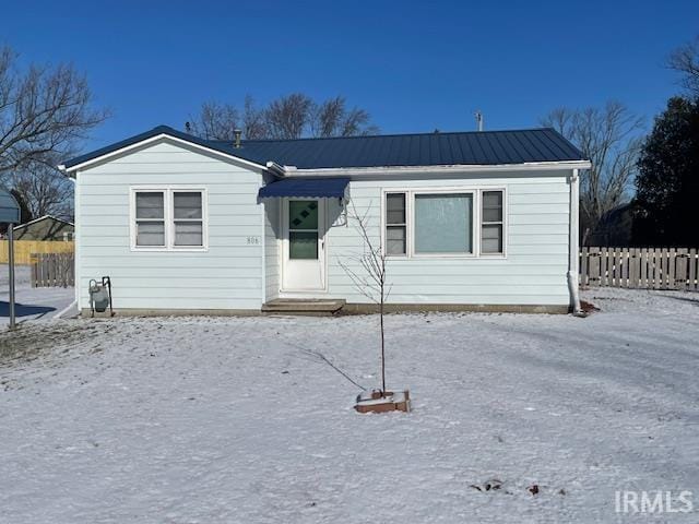 view of front of home