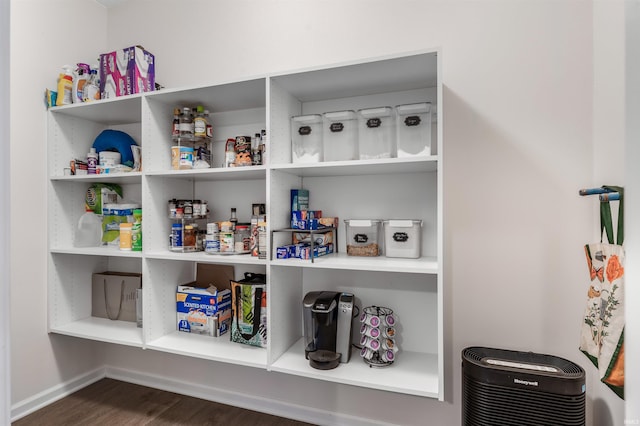 view of pantry