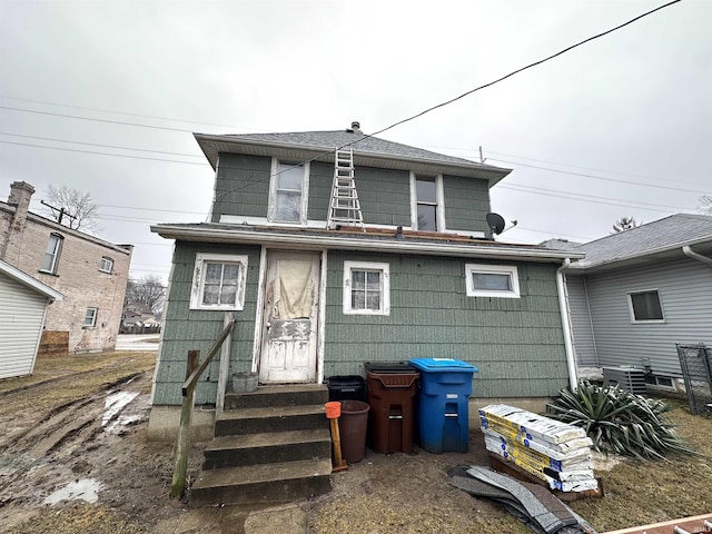 view of rear view of property