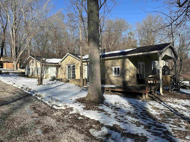 view of front of home