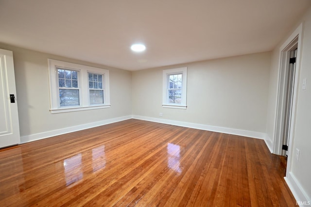 interior space featuring hardwood / wood-style floors