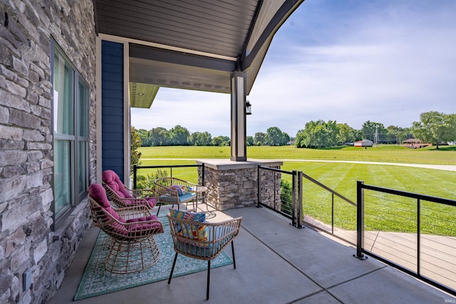 581 Silverdale Rd, Rockport, IN 47635 - view of patio featuring a porch